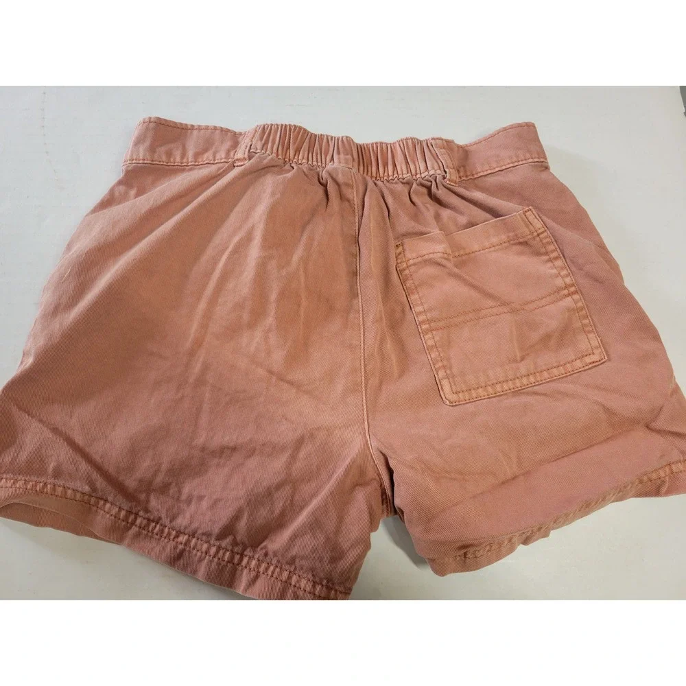 Old Navy Kids Girls XL 14-16 Terracotta Pink Utility Cargo‎ Shorts Elastic Back